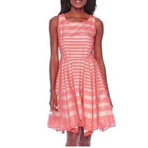 Danny and Nicole Coral Pink dress